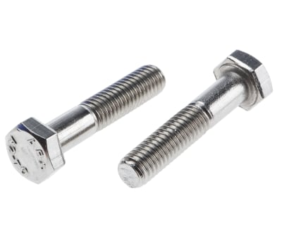 Product image for A2 s/steel hex head bolt M6 x 30mm