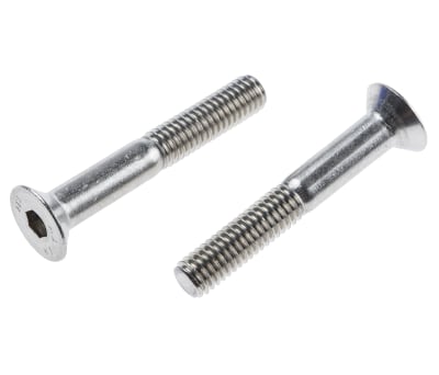 Product image for A2S/STEEL HEX SKT CSK HEAD SCREW,M8X40MM