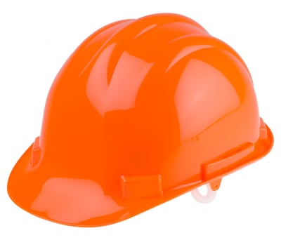 Product image for HDPE Safety Helmet, Orange