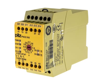 Product image for PNOZ XV2 3 SAFETY RELAY, 24 VDC