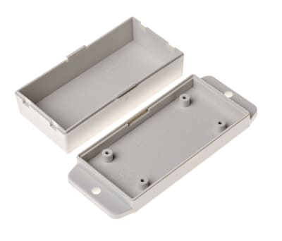 Product image for Flanged Utility Case, White, 90x45x27mm