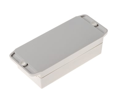 Product image for Flanged Utility Case, White, 90x45x27mm