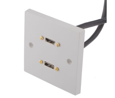 Product image for Single faceplate 2x HDMI stub