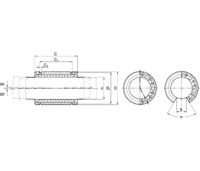 Product image for Bosch Rexroth Linear Ball Bearing R067023040