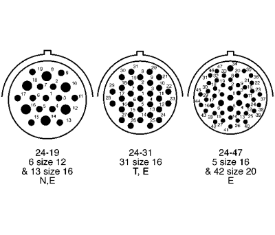 Product image for HDP PLASTIC RECEPTACLE 14 WAY SIZE18 PIN