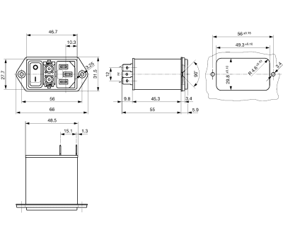 Product image for DD12 PEM WITH FILTER 10A MEDICAL