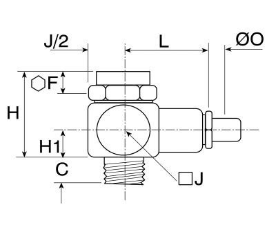 Product image for PILOT COMPACT FLOW REGULATOR,M5X4MM