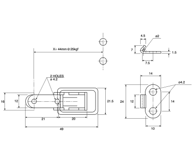 Product image for Stainless Steel Latch