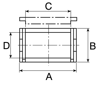 Product image for BRACKET-17SERIES 60.5X39MM ENERGY CHAIN