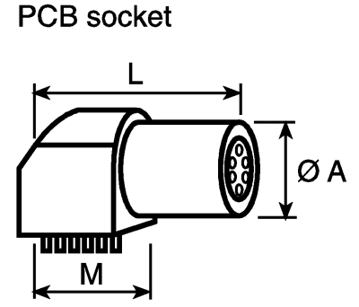 Product image for 4W SIZE 00 SELF LATCH PCB SOCKET,2A,PPS