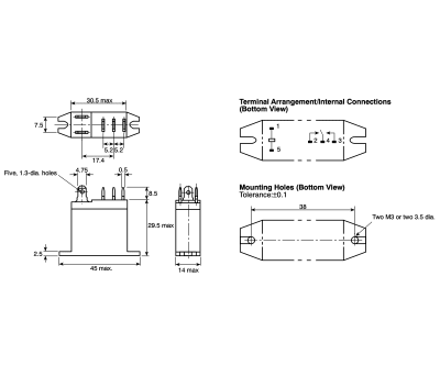 Product image for SPDT quick connect relay,10A 24Vdc coil