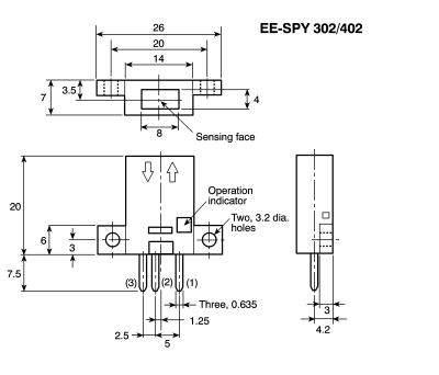 Product image for SENSOR, RETRO-REFLECTIVE, SR  5MM, NPN