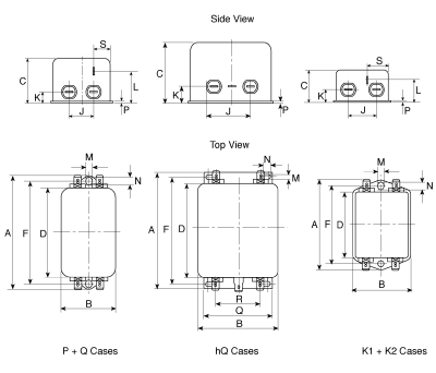 Product image for 2-STAGE PERFORMANCE EMI FILTER 1P 25A