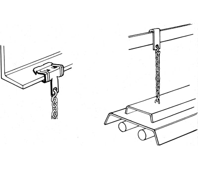 Product image for RS PRO Steel Girder Suspension Clip & Hanger, 14 → 20 mm