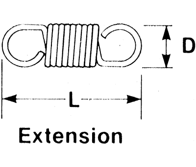 Product image for Extension spring kit,142 springs