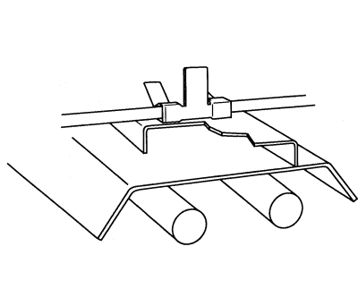 Product image for RS PRO Steel Girder Suspension Clip & Hanger, 8 → 14 mm