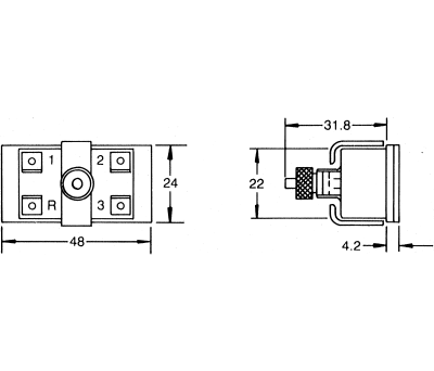 Product image for 3 WIRE HOUR METER,12-48VDC/20-60VAC