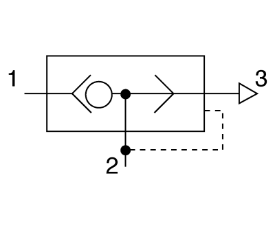 Product image for PNEUMATIC T70 QUICK EXHAUST VALVE,G1/2