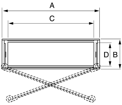 Product image for ENERGY TUBE CHAIN 93X64MM, RADIUS 100MM