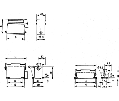 Product image for EPIC H-A 4WAY IP54 SKT INSERT,10A 440VAC