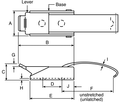 Product image for VISIBLE KEEPER S/STEEL LATCH, LD