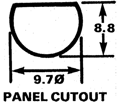 Product image for BNC bulkhead tagged socket, 50 ohm