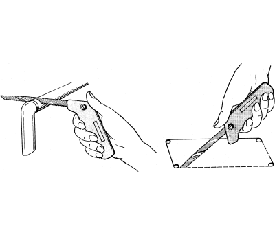 Product image for Pad saw with blades,200/250mm L blade