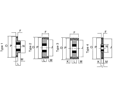 Product image for Pulley 111.5mm Outside Diameter, 106mm Pitch Diameter , 42mm Bore