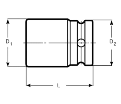 Product image for POWER SOCKET 1 INCH DRIVE, 41MM