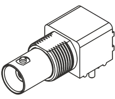 Product image for BNC PCB + BULKHEAD 50 OHMS 90DEG