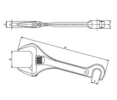 Product image for ADJ.WITH HOOK