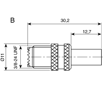 Product image for MINI UHF PLUG RG58