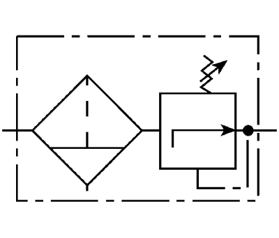 Product image for G1/4 B07 FILTER/REGULATOR W/MANUAL DRAIN