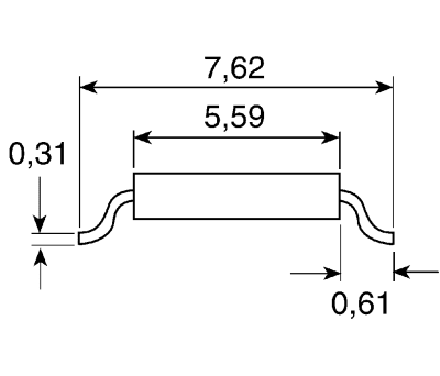 Product image for 8-isolated SMT resistor network,10K