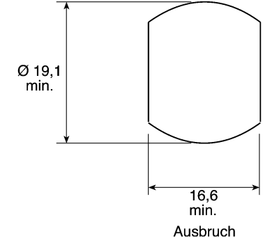 Product image for 180 DEG CAMLOCK,32MM HOUSING