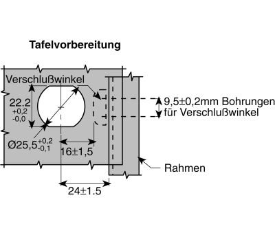 Product image for PUSH LOCKING CAMLOCK,23MM HOUSING