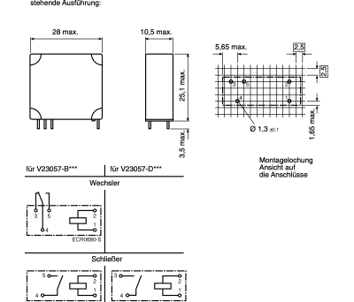 Product image for PCB Relay SPDT vert,5A 24Vdc,AgNi 0.15