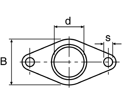 Product image for IGUS(R) 2 BOLT PLAIN BEARING,10MM ID