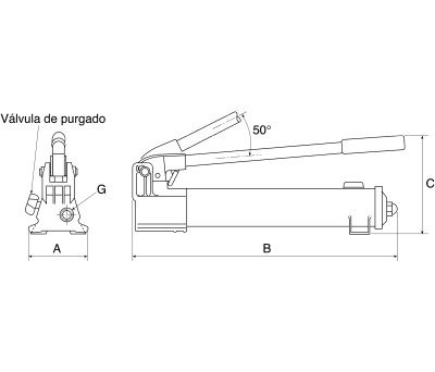 Product image for SINGLE SPEED P391 LIGHTWEIGHT HAND PUMP