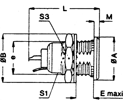 Product image for 1S SERIES 1W FEMALE PANEL MNT,50OHM,12A