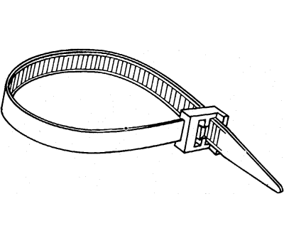 Product image for Natural nylon 6.6 cable tie,270x4.8mm