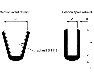 Product image for Self adhering edging strip,3.66-5.38mm