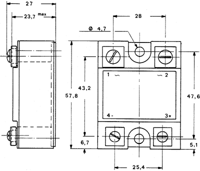 Product image for RELAY 5-30VCC/25A