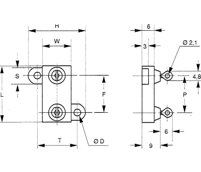 Product image for Power Thick Film Power Resistor 25W 10R