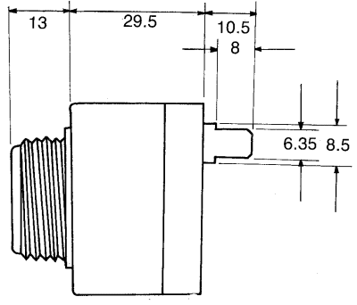 Product image for Slow pulse tone buzzer 220Vac/dc 82dB