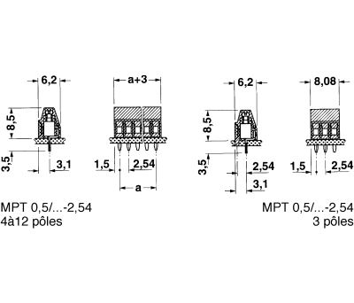 Product image for TERMINAL BLOCK PCB 12