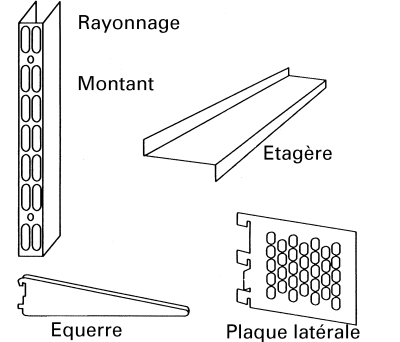 Product image for Wall mount shelving bracket,370mm