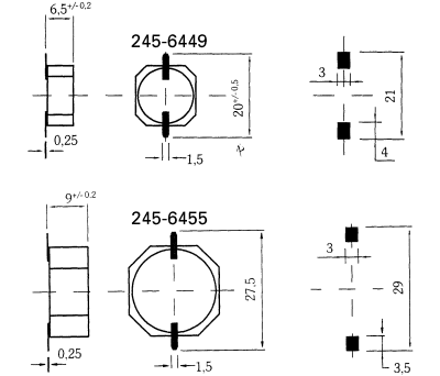 Product image for BUZZER PCB 75DB 3000HZ 1.5-24VDC