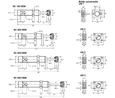 Product image for SELF COMP SHOCKABSORBER,M25 68-408KG