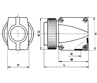 Product image for 4 WAY STANDARD CABLE SKT,15A